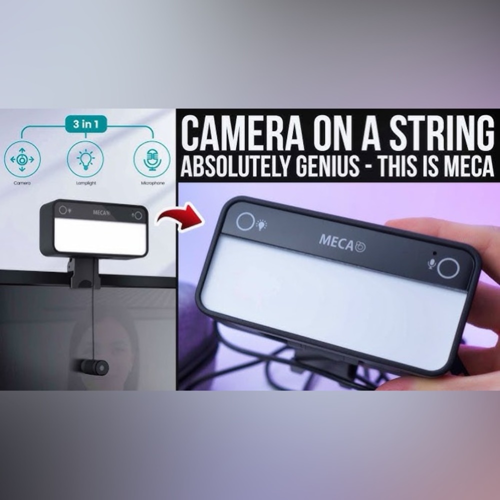 MECA webcam is a multi-purpose video-conferencing camera for office workers.